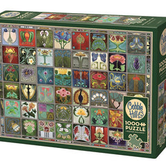 Cobble Hill Art Nouveau Tiles Jigsaw Puzzle (1000 Pieces)