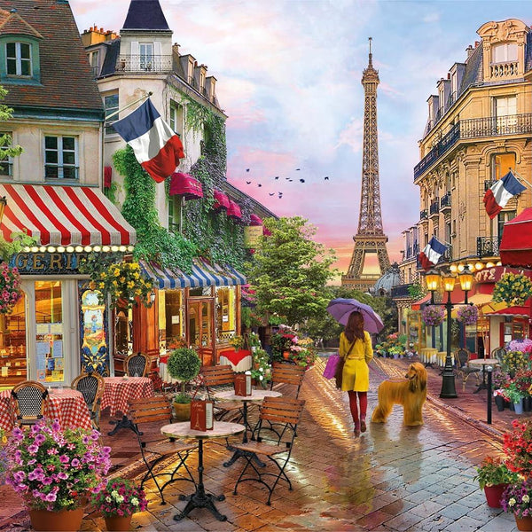 Clementoni Flowers In Paris Jigsaw Puzzle (1000 Pieces)