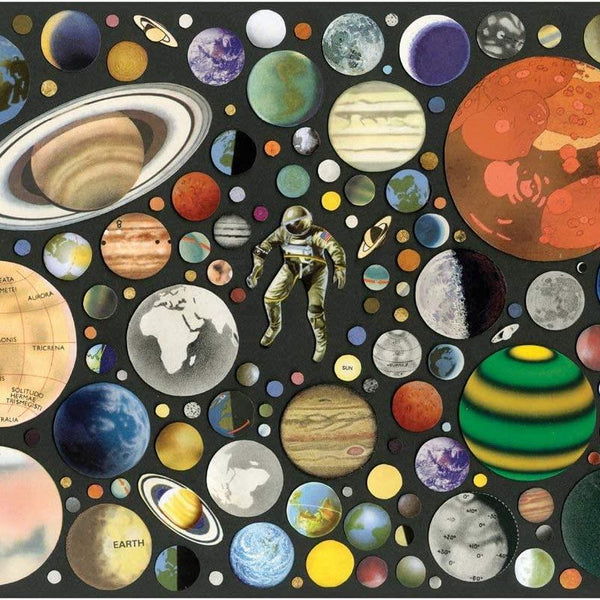 Galison Zero Gravity Jigsaw Puzzle With Shaped Pieces (1000 Pieces)