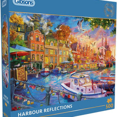 Gibsons Harbour Reflections Jigsaw Puzzle (500 Pieces)
