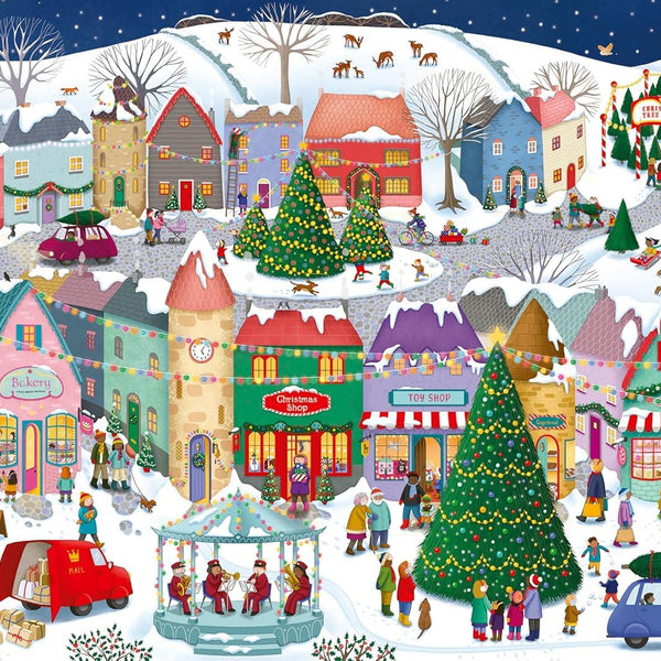 Ravensburger Christmas Town Jigsaw Puzzle (1000 Pieces)