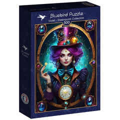 Bluebird Violet - Steampunk Collection Jigsaw Puzzle (500 Pieces)