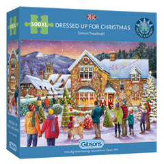 Gibsons Dressed Up for Christmas Jigsaw Puzzle (500 XL Pieces)