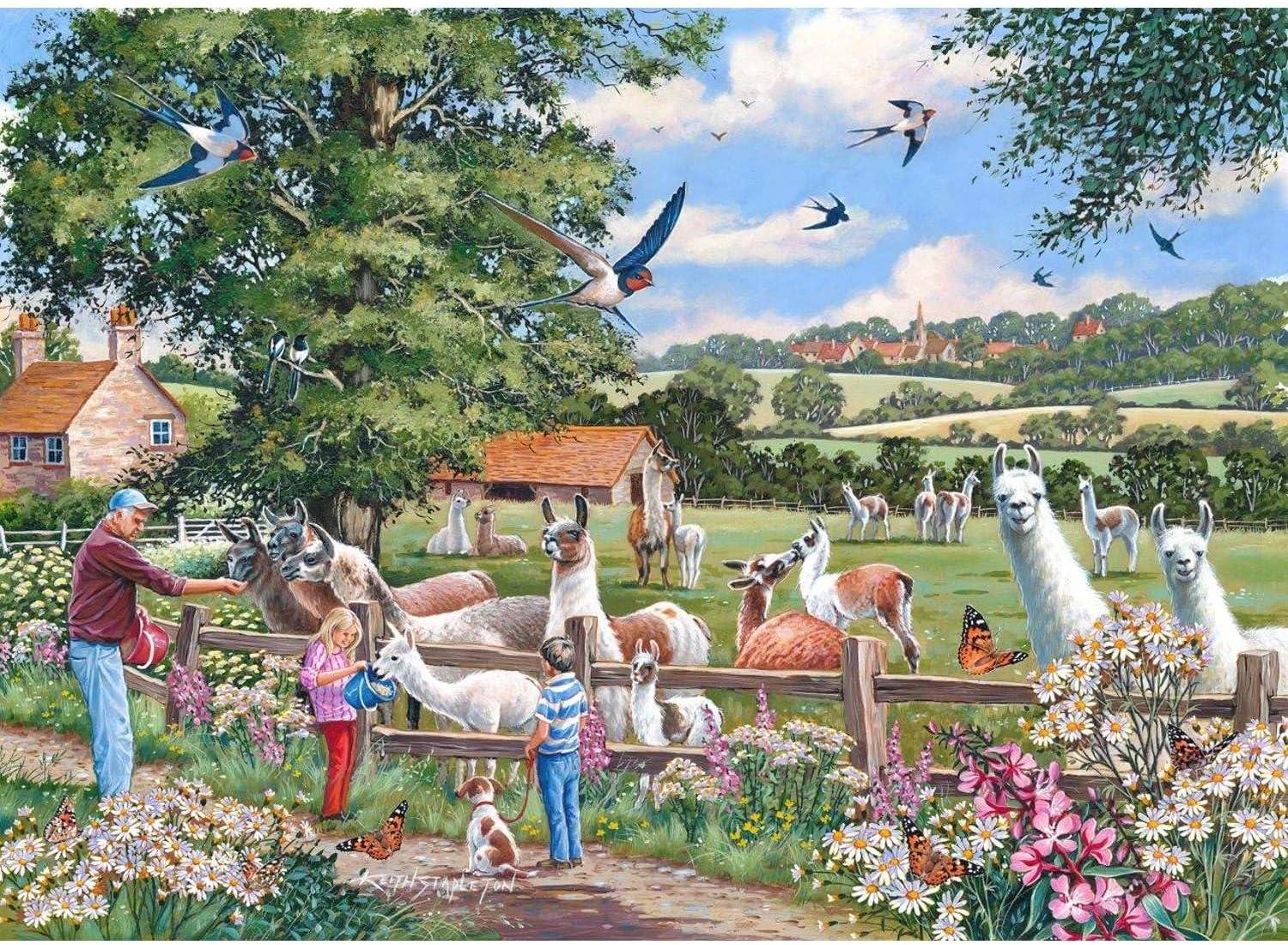 House of Puzzles Llama Mamas Jigsaw Puzzle (1000 Pieces)