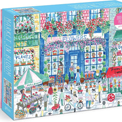 Galison Market in Bloom, Michael Storrings Jigsaw Puzzle (2000 Pieces)