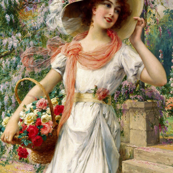 Enjoy Emile Vernon: The Flower Garden Jigsaw Puzzle (1000 Pieces)