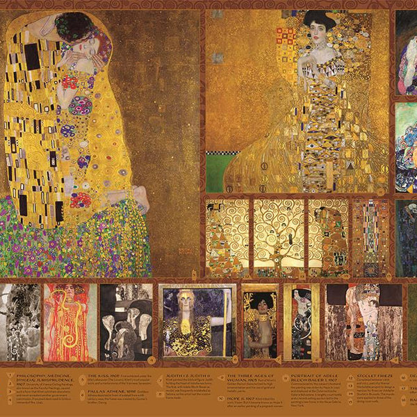 Cobble Hill The Golden Age of Klimt Jigsaw Puzzle (1000 Pieces)
