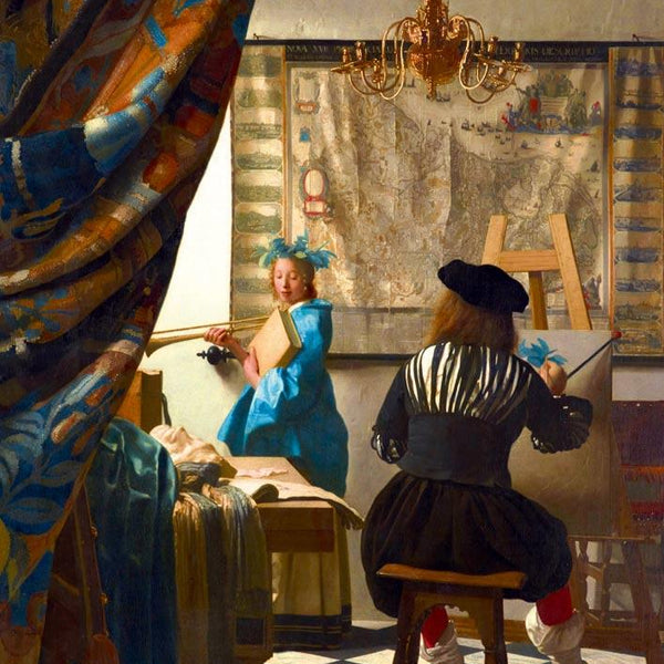 Bluebird Art Vermeer - Art of Painting, 1668 Jigsaw Puzzle (1000 Pieces)