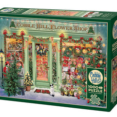 Cobble Hill Christmas Flower Shop Jigsaw Puzzle (1000 Pieces)