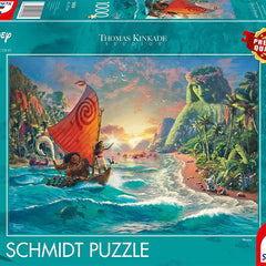 Schmidt Thomas Kinkade: Disney Moana - Vaiana Jigsaw Puzzle (1000 Pieces) DAMAGED  BOX