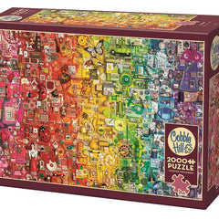 Cobble Hill Rainbow Jigsaw Puzzle (2000 Pieces)