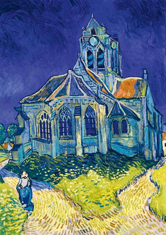Bluebird Art Van Gogh The Church in Auvers-sur-Oise Jigsaw Puzzle (1000 Pieces)