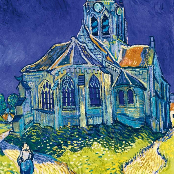 Bluebird Art Van Gogh The Church in Auvers-sur-Oise Jigsaw Puzzle (1000 Pieces)