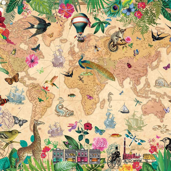 Gibsons World Of Life Jigsaw Puzzle (1000 pieces) DAMAGED BOX