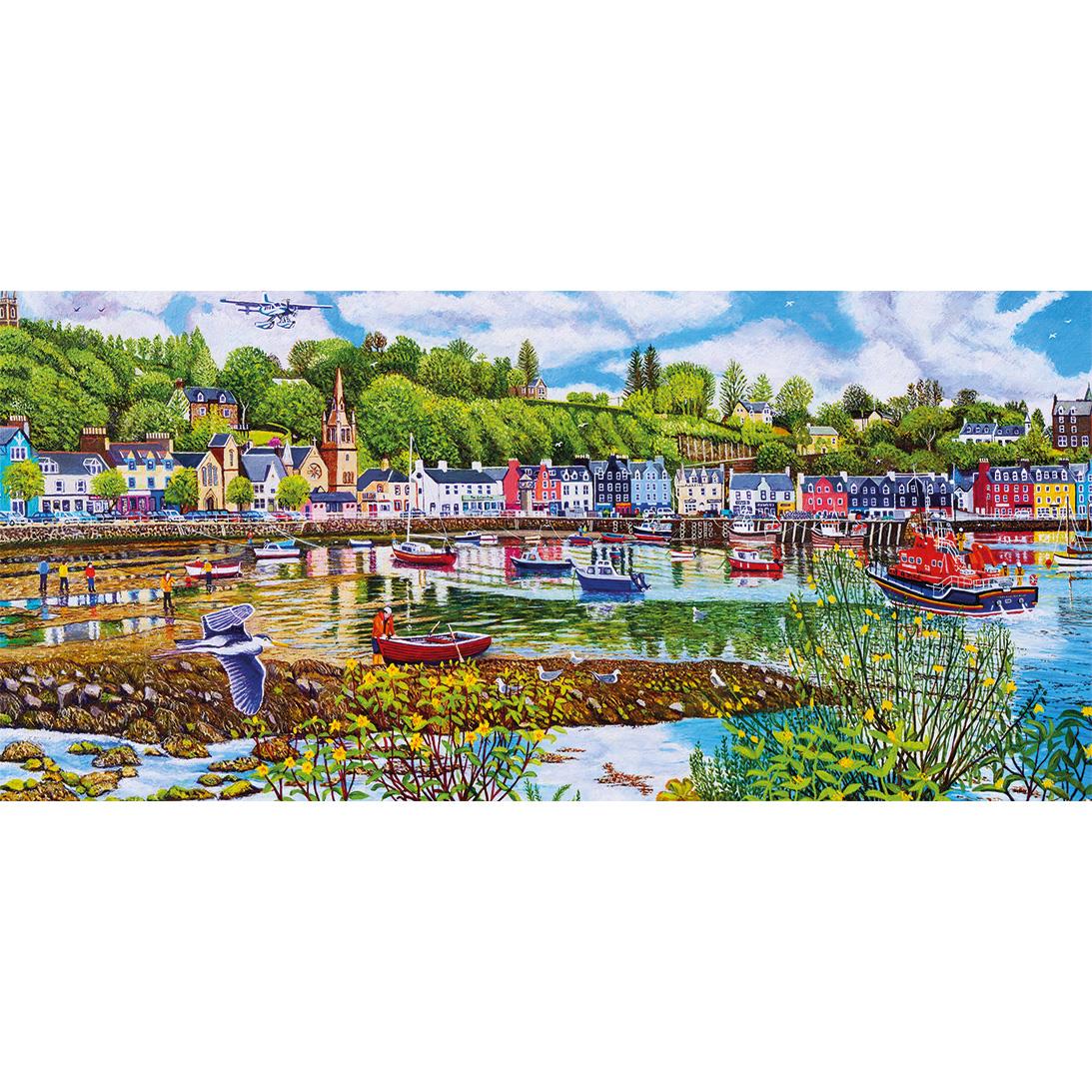 Gibsons Low Tide at Tobermory Jigsaw Puzzle (636 Pieces)