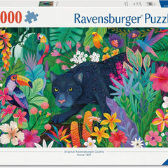 Ravensburger Panther in Flower Jungle Jigsaw Puzzle (3000 Pieces)