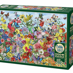 Cobble Hill Butterfly Garden Jigsaw Puzzle (1000 Pieces)