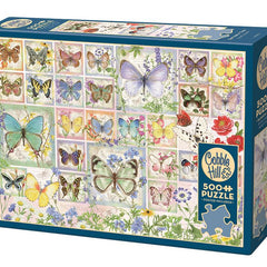 Cobble Hill Butterfly Tiles Jigsaw Puzzle (500 XL Pieces)