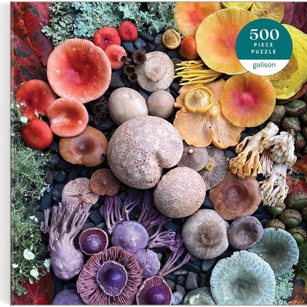Galison Shrooms in Bloom Jigsaw Puzzle (500 Pieces)