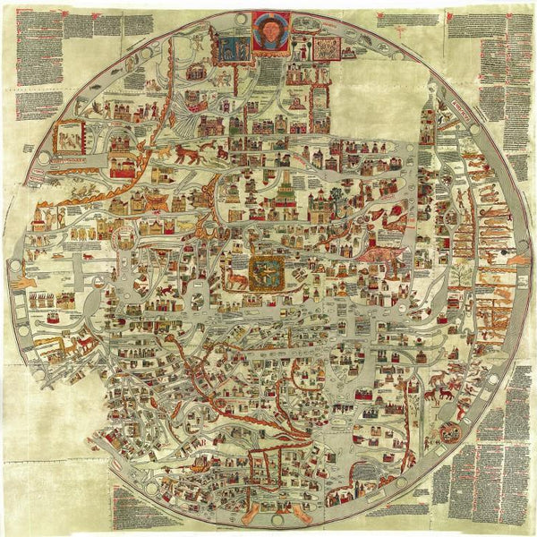 Grafika Ebstorf World Map, 1200  Jigsaw Puzzle (1000 Pieces)