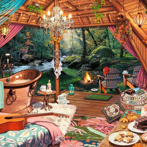 Ravensburger Cosy Glamping Jigsaw Puzzle (500 XL Pieces)