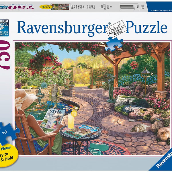 Ravensburger Cozy Backyard Bliss Jigsaw Puzzle (750 XL Extra Large Pieces)