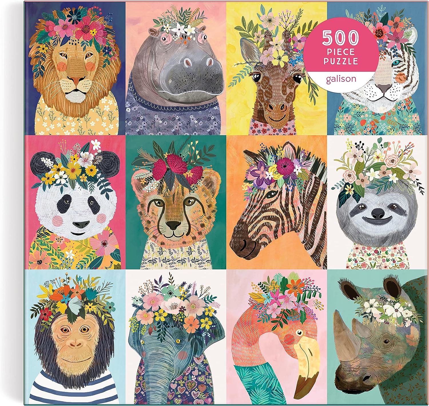 Galison Wild Spirit Jigsaw Puzzle (500 Pieces) DAMAGED BOX