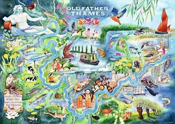 Ravensburger Old Father Thames Jigsaw Puzzle (1000 Pieces)