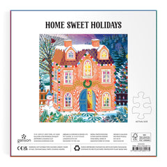 Galison Home Sweet Holidays Foil Jigsaw Puzzle (500 Pieces)