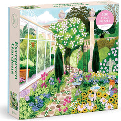 Galison Evergreen Gardens Jigsaw Puzzle (500 Pieces)