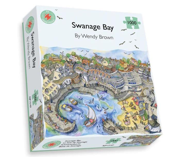 Swanage Bay, Wendy Brown  Jigsaw Puzzle (500 Pieces)