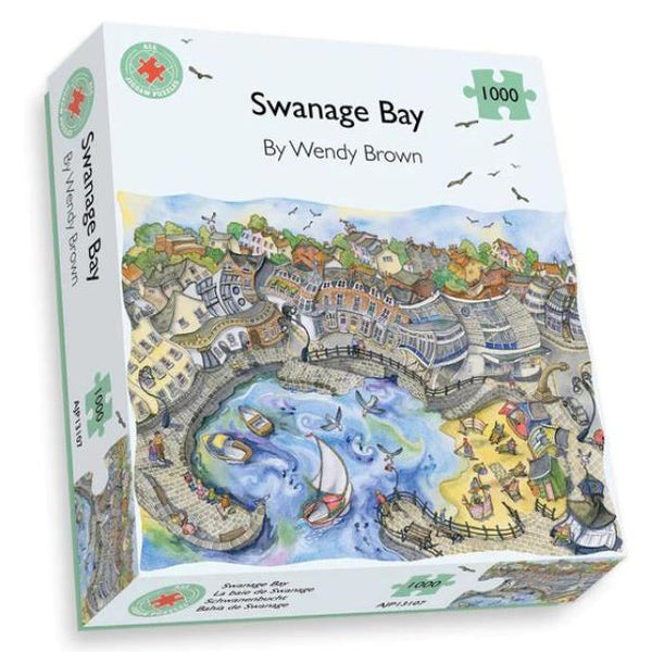 Swanage Bay, Wendy Brown  Jigsaw Puzzle (500 Pieces)