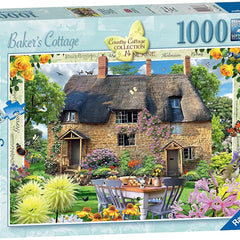 Ravensburger Baker's Cottage Jigsaw Puzzle (1000 Pieces) DAMAGED BOX