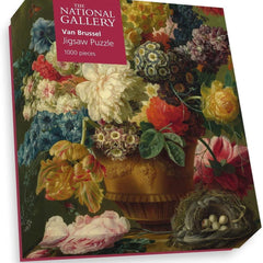 Flowers in a Vase - National Gallery Jigsaw Puzzle (1000 Pieces)