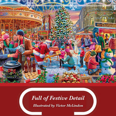 Falcon Deluxe Advent Calendar Christmas Comes to Town Jigsaw Puzzles