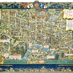Gibsons London Town by Southern Railway Jigsaw Puzzle (1000 Pieces) DAMAGED BOX