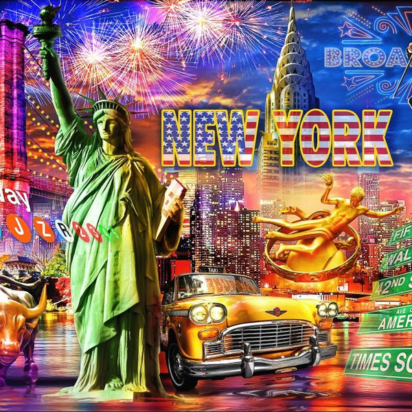 Bluebird New York Jigsaw Puzzle (500 Pieces)