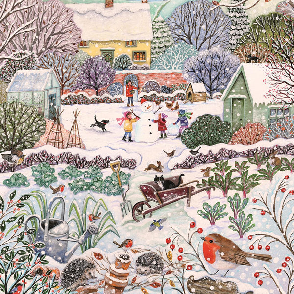 Cobble Hill Winter Holidays Jigsaw Puzzle (500 XL Pieces)