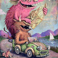 Heye Zozoville Road Trippin' Jigsaw Puzzle (2000 Pieces)