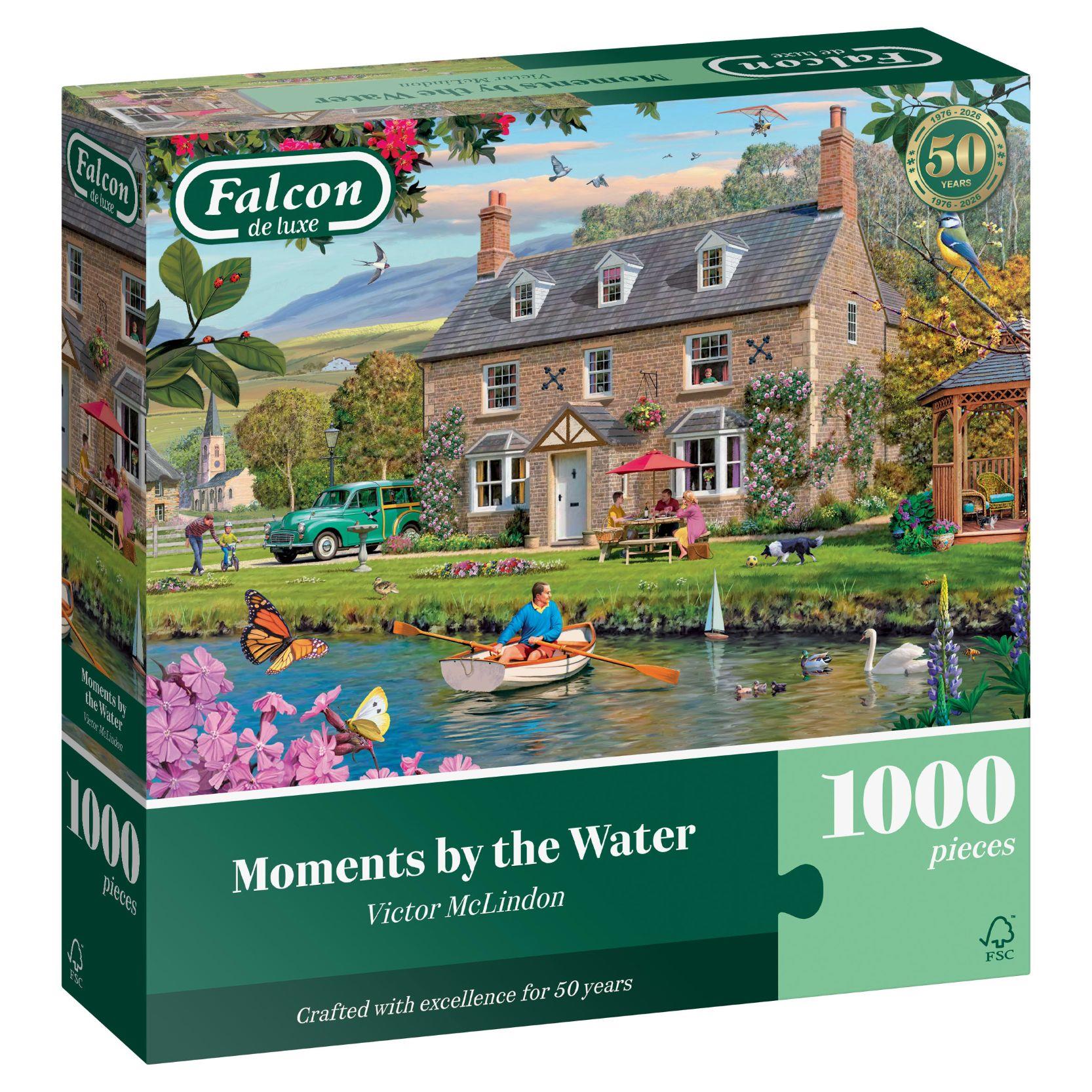 Falcon Deluxe Moments by the Water Jigsaw Puzzle (1000 Pieces)