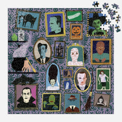 Galison Spooky Portraits Foil Jigsaw Puzzle (500 Pieces) DAMAGED BOX