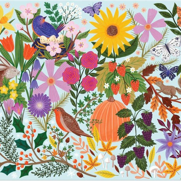 Galison Seasons in Bloom Jigsaw Puzzle (1000 Pieces)