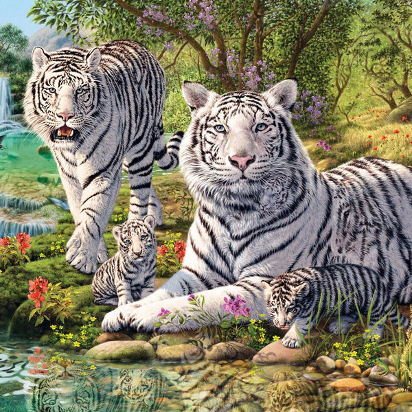Ravensburger White Tigers Jigsaw Puzzle (500 Pieces)