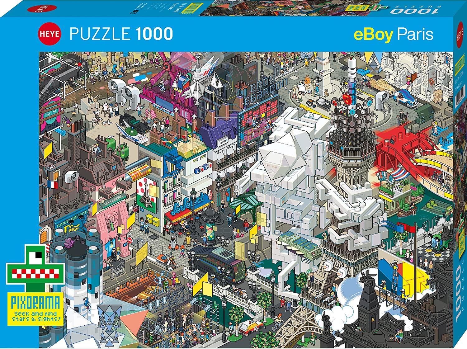 Heye Paris Quest eBoy Pixorama Jigsaw Puzzle (1000 Pieces)