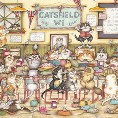 Ravensburger Crazy Cats: At the WI Jigsaw Puzzle (1000 Pieces)