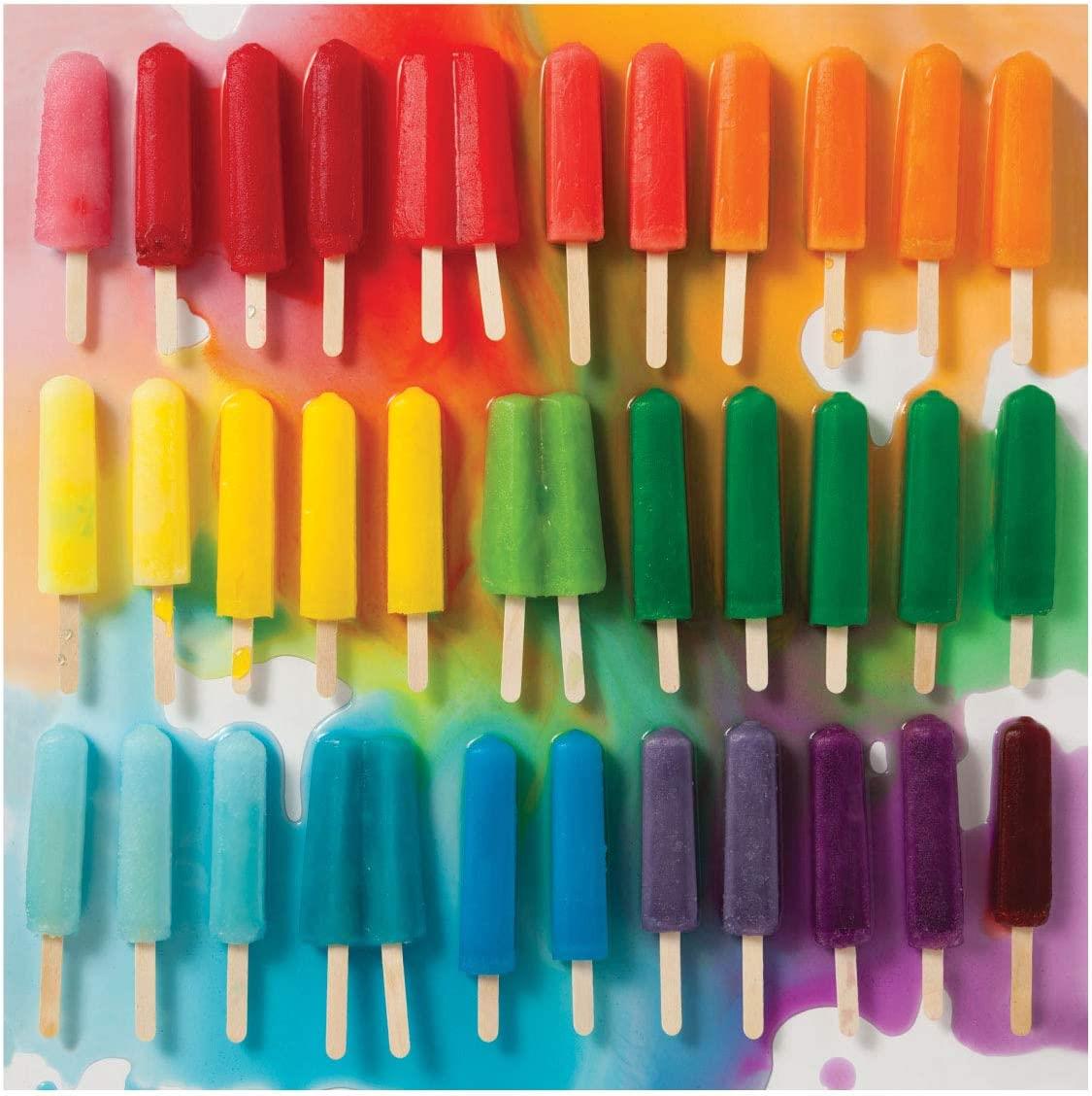 Galison Rainbow Popsicles Jigsaw Puzzle (500 Pieces)