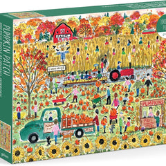 Galison Pumpkin Patch, Michael Storrings Jigsaw Puzzle (1000 Pieces)