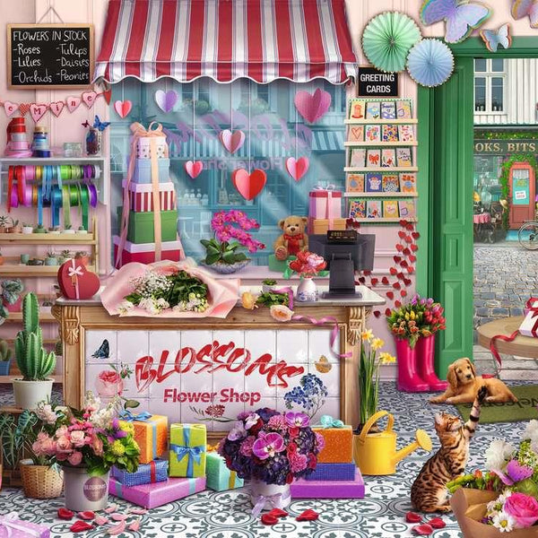 Ravensburger Blossoms Flower Shop Jigsaw Puzzle (1000 Pieces)