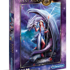 Clementoni Anne Stokes Dragon Mage High Quality Jigsaw Puzzle (1000 Pieces)