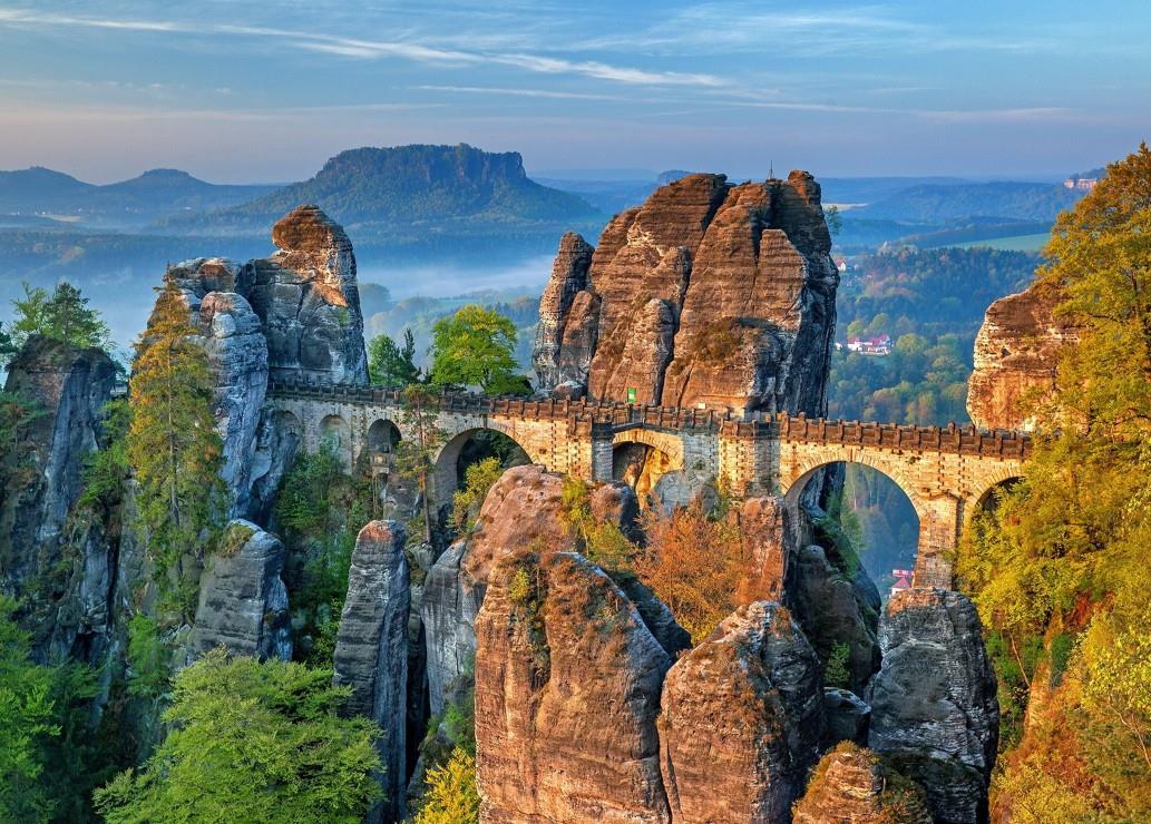 Bluebird The Bastei Bridge Jigsaw Puzzle (500 Pieces)